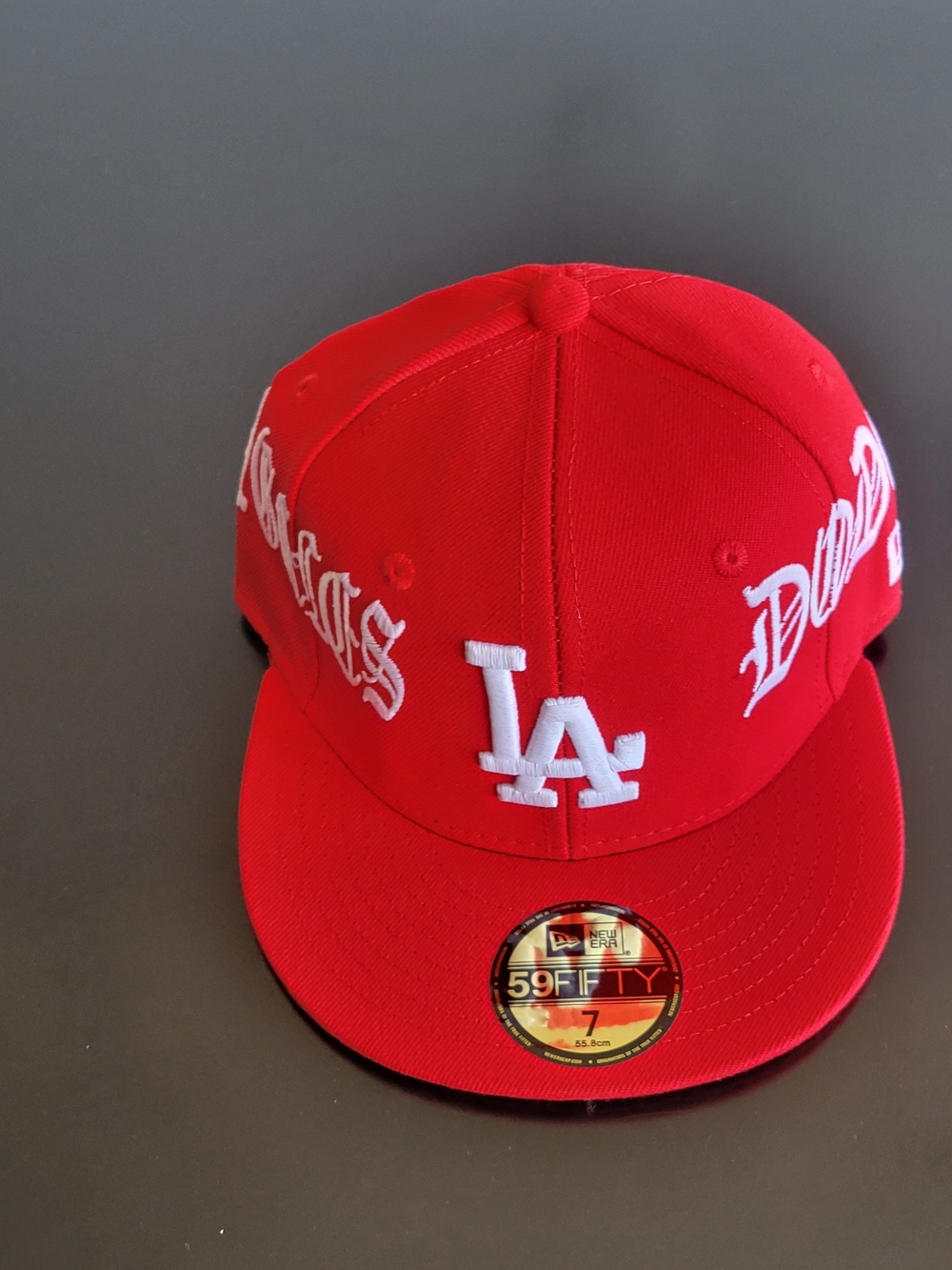 New Era Red LA Dodgers 59FIFTY Fitted Cap